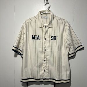 Bershka MIA Striped Shirt - S